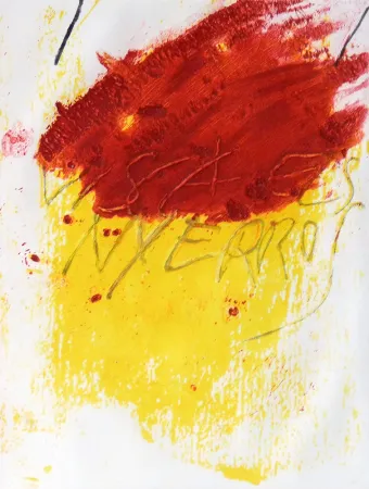 Etching Tàpies - Clau 18