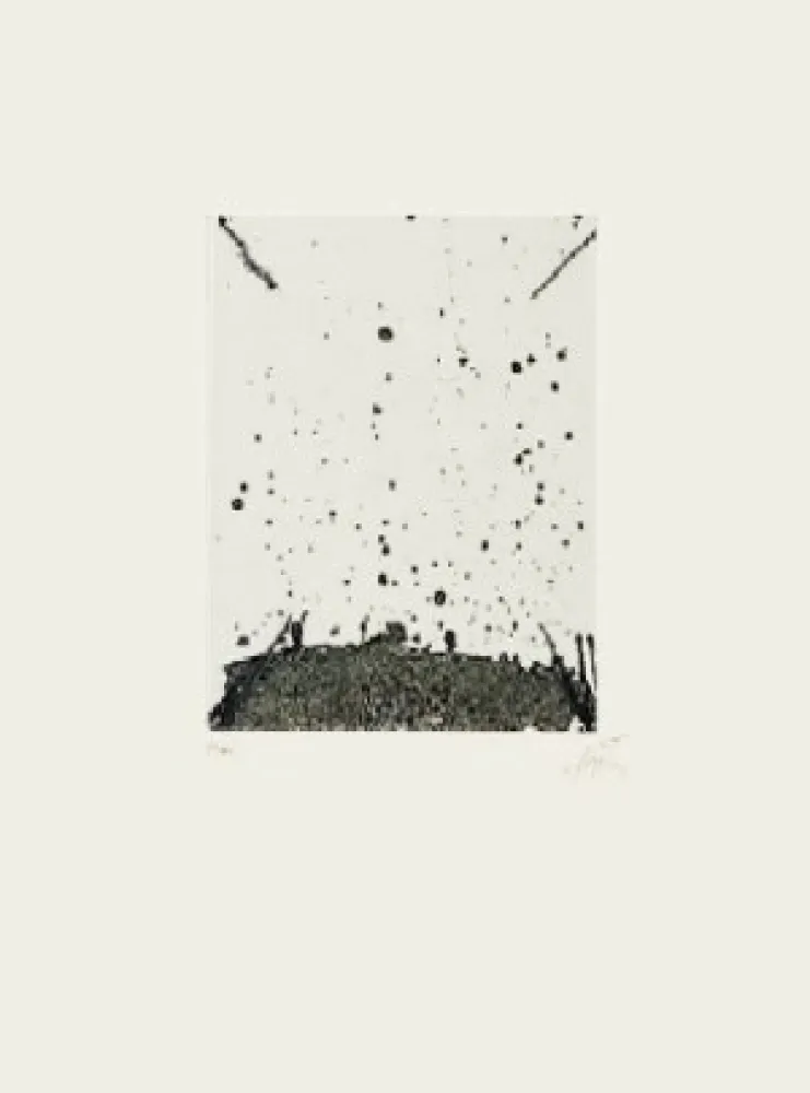 Lithograph Tàpies - Clau 19