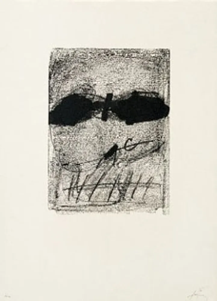 Lithograph Tàpies - Clau 3
