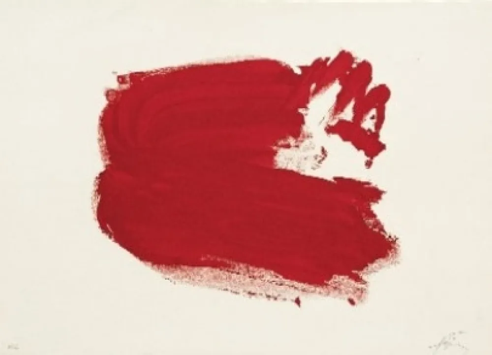 Lithograph Tàpies - Clau 4