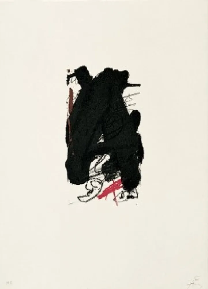 Lithograph Tàpies - Clau 6