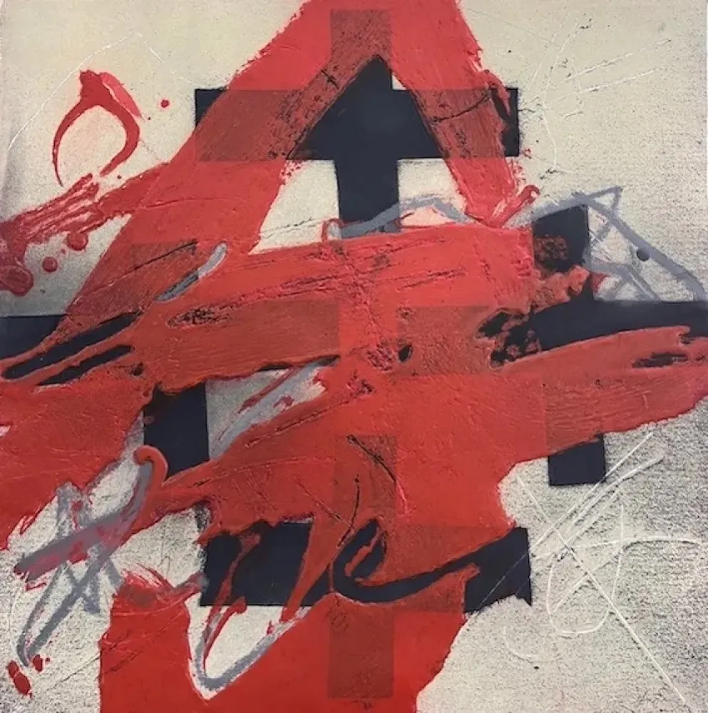 Engraving Tàpies - Cobertura de Roig