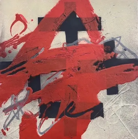 Engraving Tàpies - Cobertura de Roig