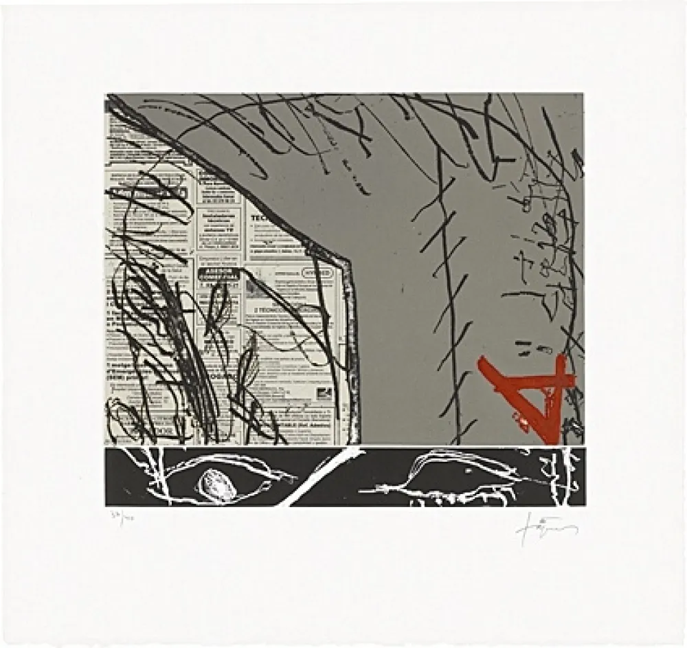 Etching And Aquatint Tàpies - Cosit