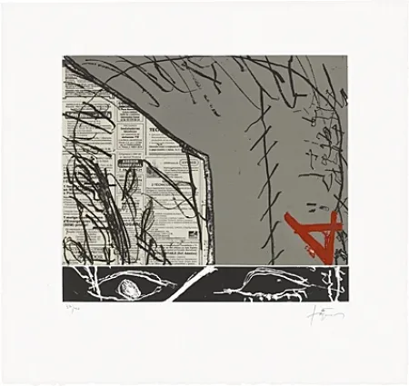 Etching And Aquatint Tàpies - Cosit