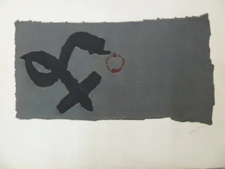 Engraving Tàpies - CREU DEFORMADA