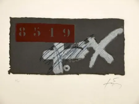 Engraving Tàpies - CREU I ICS