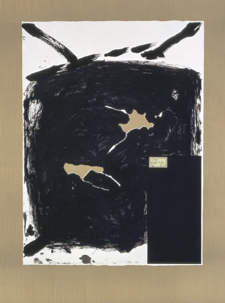 Lithograph Tàpies - Déchirure 
