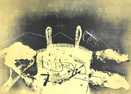 Lithograph Tàpies - Dentelle