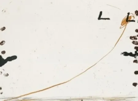 Lithograph Tàpies - Dib-1