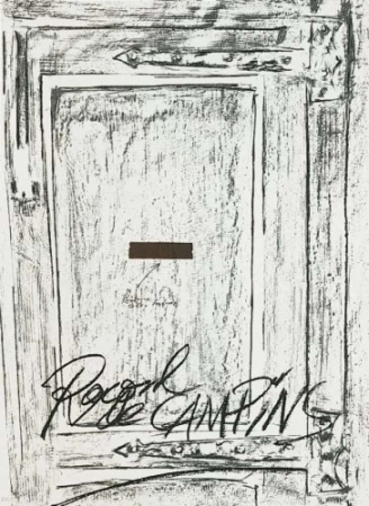 Lithograph Tàpies - Dib-4