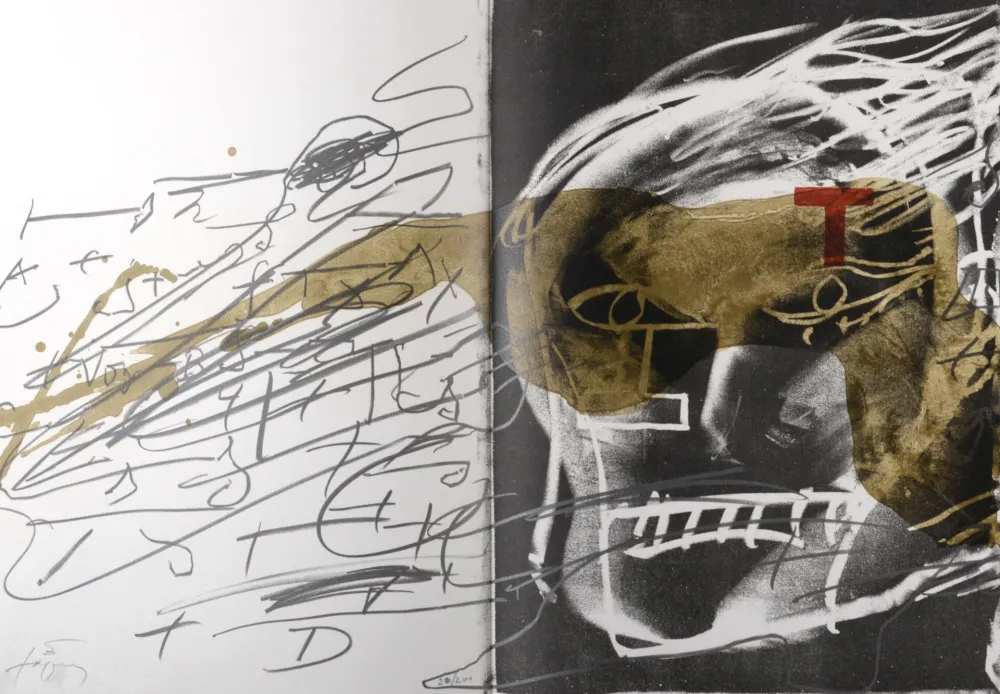 Lithograph Tàpies - El Cráneo, 1987 - Hand-signed