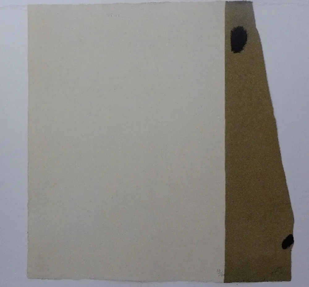 Lithograph Tàpies - El Pa a la Barca 1
