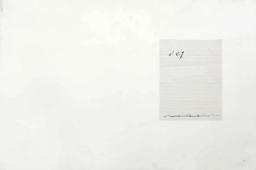 Lithograph Tàpies - El Pa  A la Barca