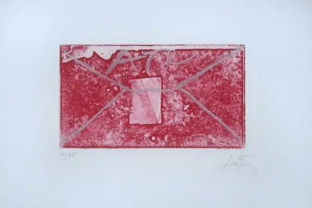 Etching Tàpies - Enveloppe