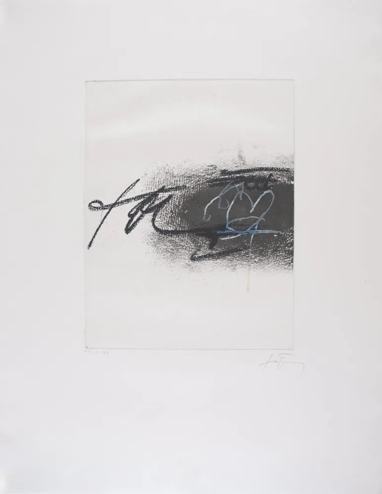 Engraving Tàpies - EQUATION II