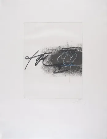 Engraving Tàpies - EQUATION II