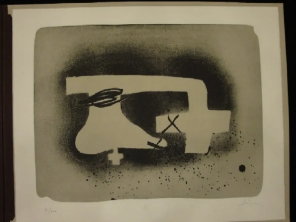 Lithograph Tàpies - Erinnerungen. 5 Originallithografien. Portfolio/Mappenwerk.