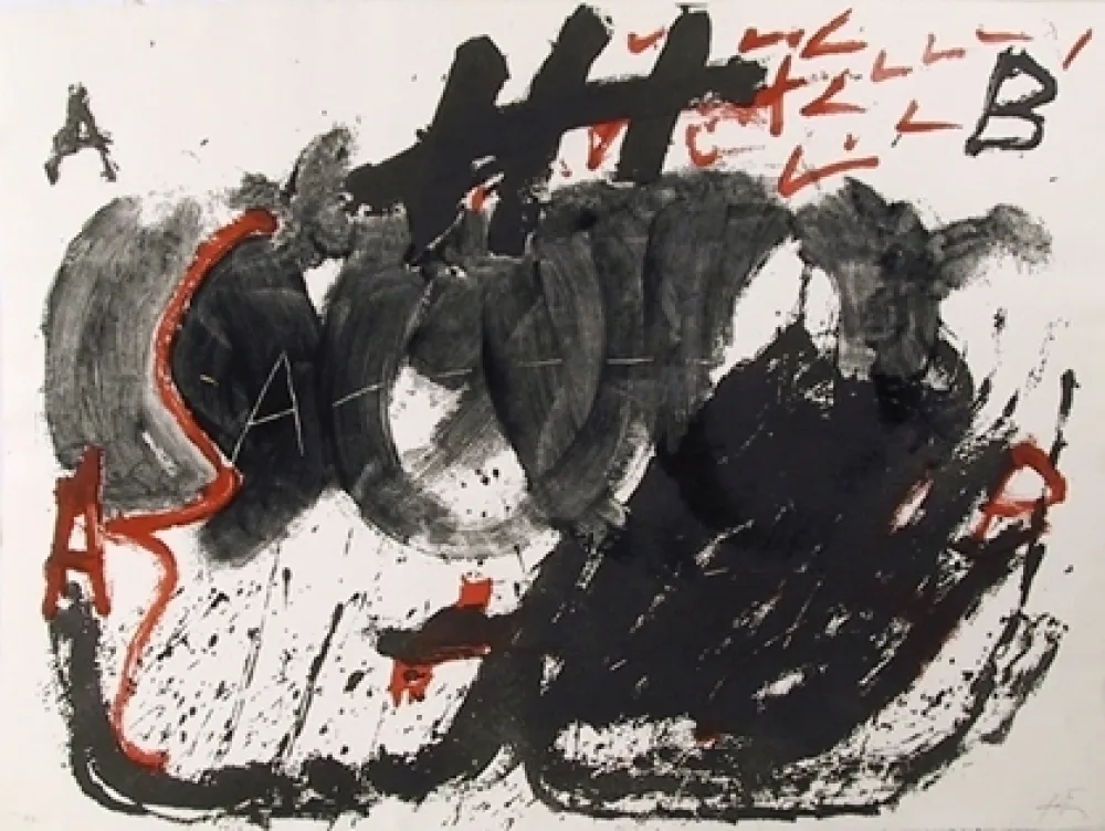 Engraving Tàpies - Espiral