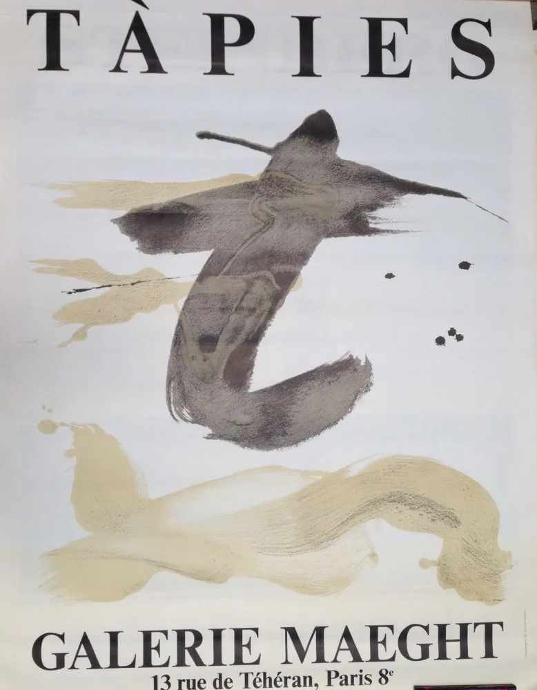 Lithograph Tàpies - Expo Maeght
