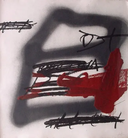 Engraving Tàpies - FORMA OMBREJADA