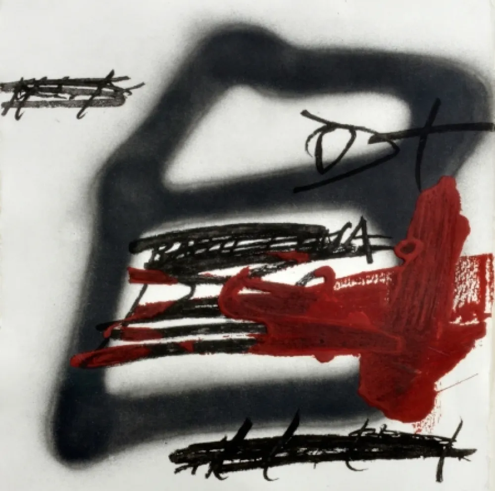 Etching And Aquatint Tàpies - Forma Ombrejada