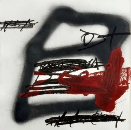 Etching And Aquatint Tàpies - Forma Ombrejada