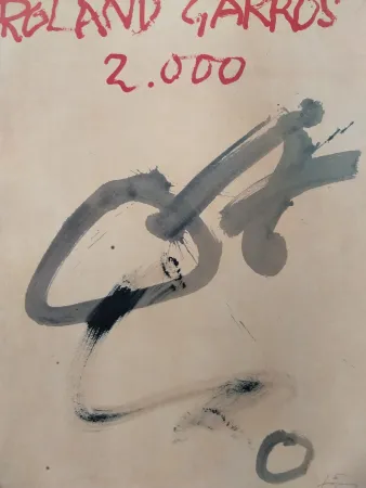 Lithograph Tàpies - Garros
