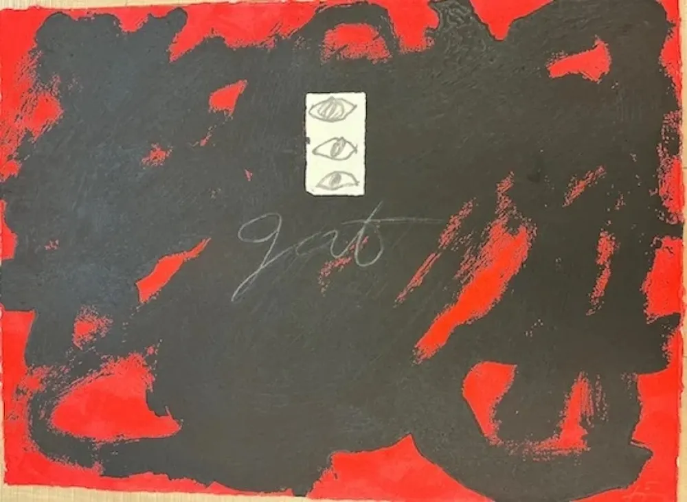 Engraving Tàpies - Gat