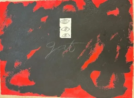 Engraving Tàpies - Gat