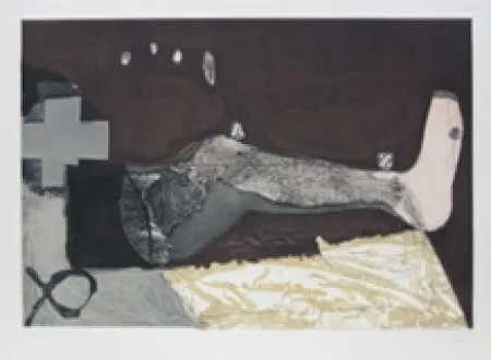 Engraving Tàpies - La Cama