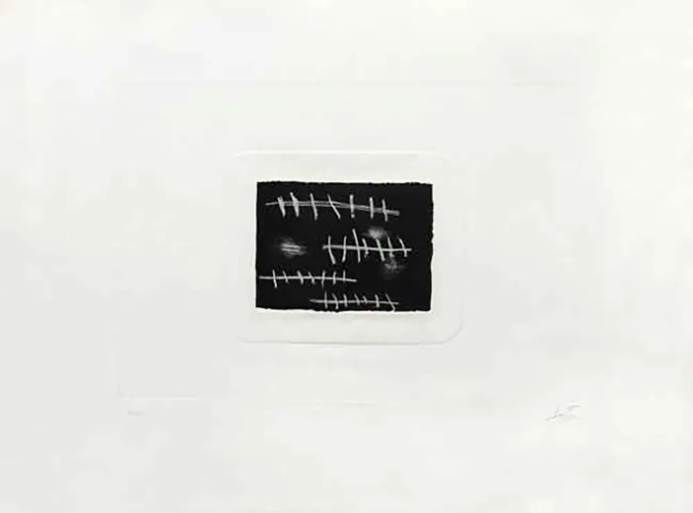 Etching Tàpies - Le Tableau