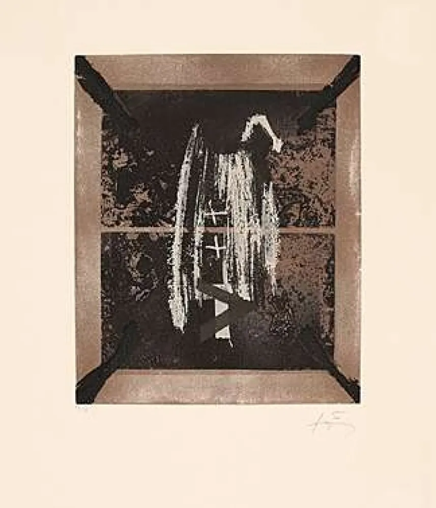 Etching Tàpies - Léntialle