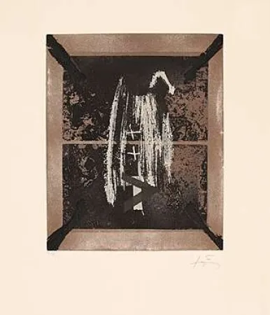 Etching Tàpies - Léntialle