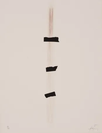 Lithograph Tàpies - 