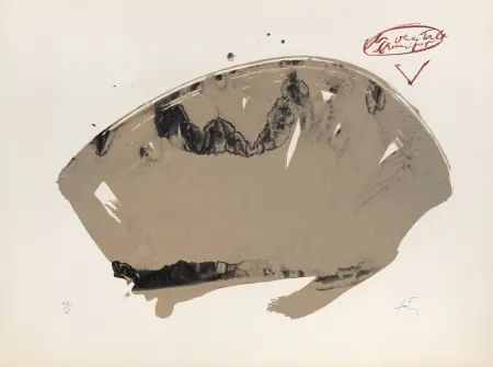 Lithograph Tàpies - L'Éventail 