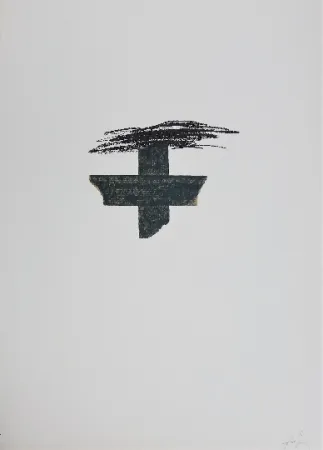 Lithograph Tàpies - LLambrec 1