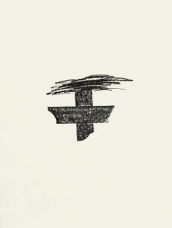 Lithograph Tàpies - Llambrec 1 