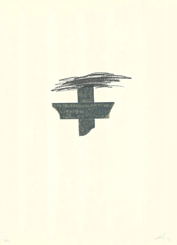 Lithograph Tàpies - Llambrec-1