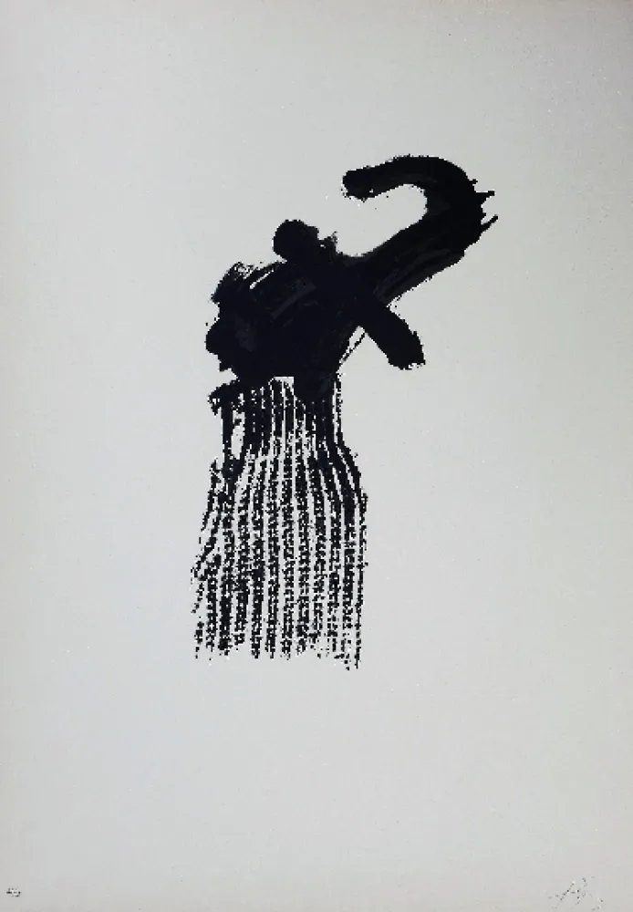 Lithograph Tàpies - LLambrec 10