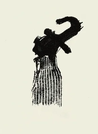 Lithograph Tàpies - Llambrec 10