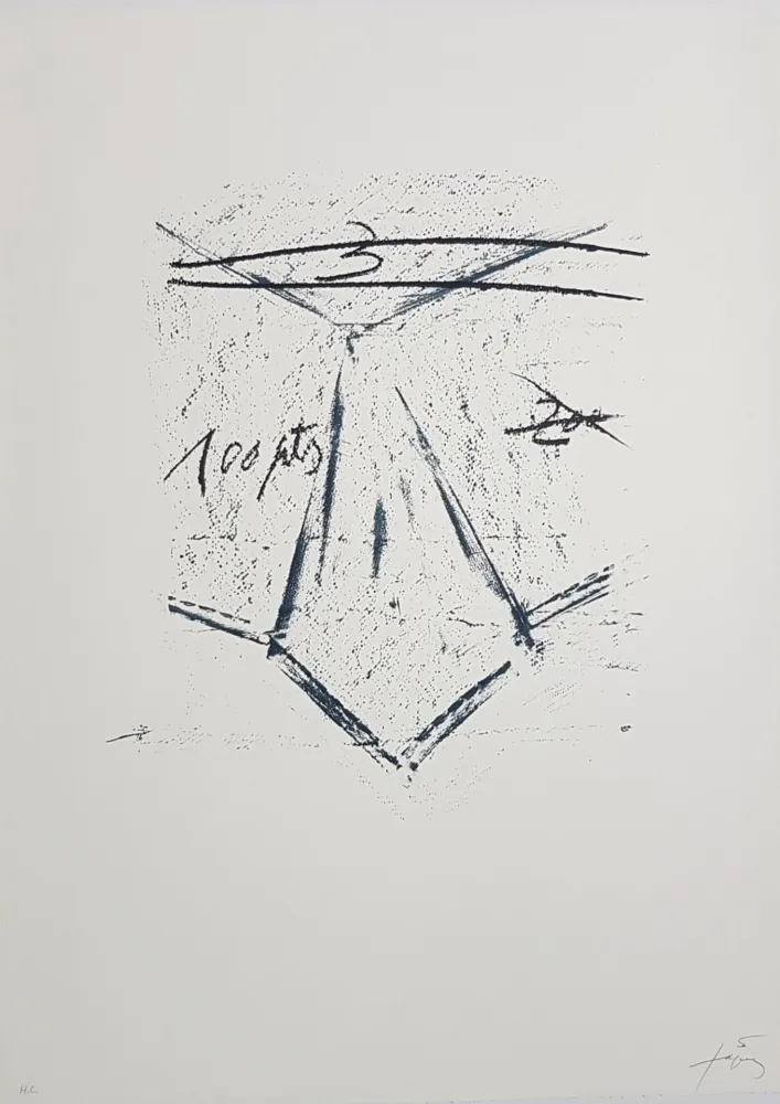 Lithograph Tàpies - Llambrec-12