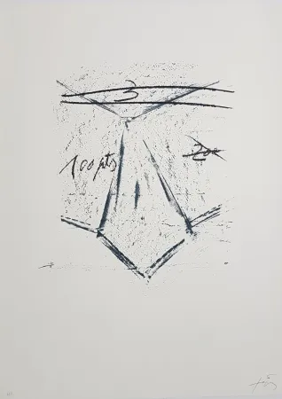 Lithograph Tàpies - Llambrec-12
