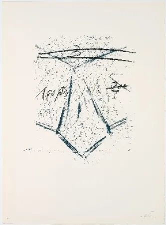 Lithograph Tàpies - Llambrec 12
