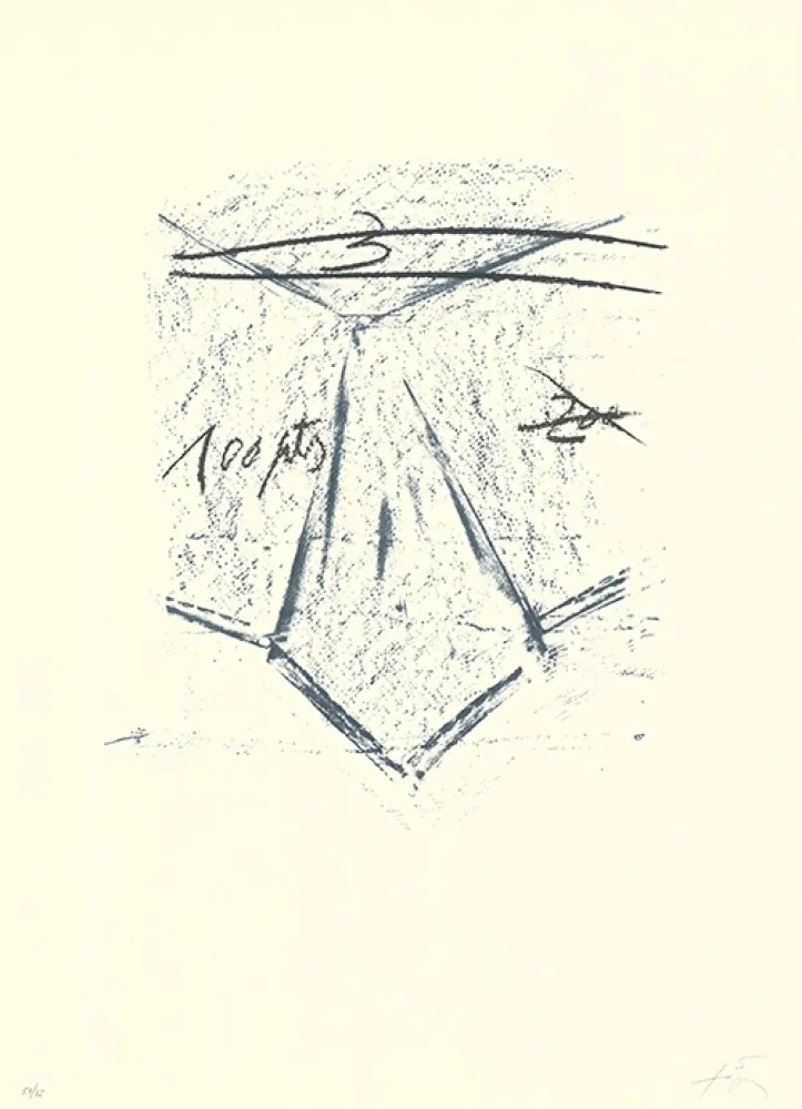 Lithograph Tàpies - Llambrec-12