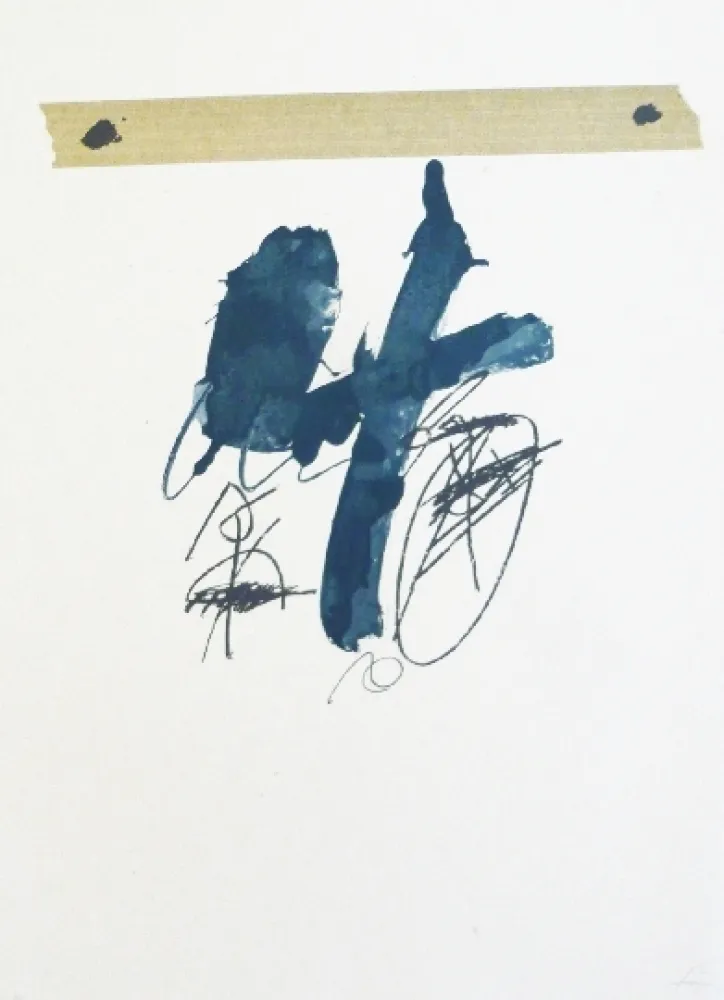 Lithograph Tàpies - Llambrec 15
