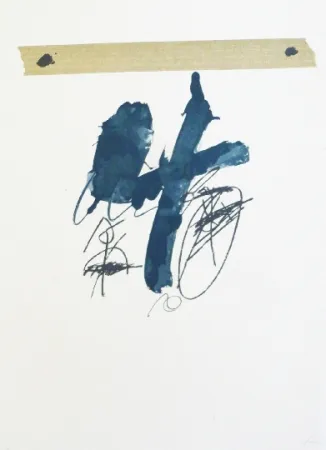 Lithograph Tàpies - Llambrec 15