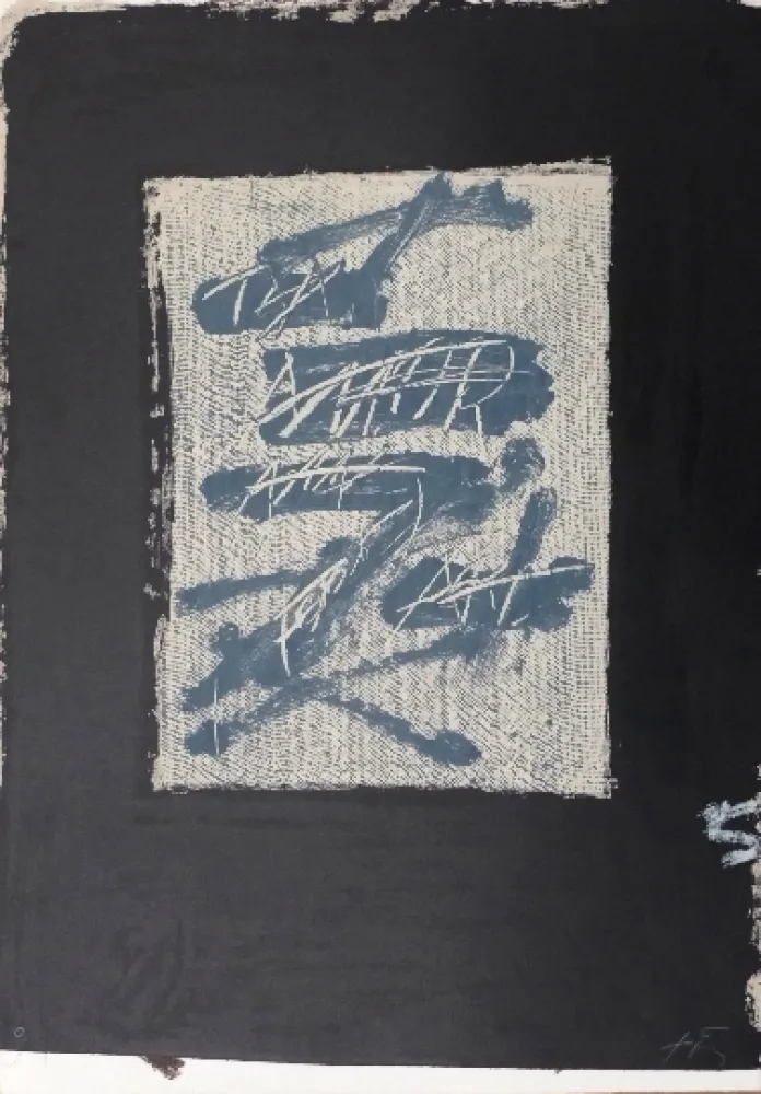 Lithograph Tàpies - Llambrec 17