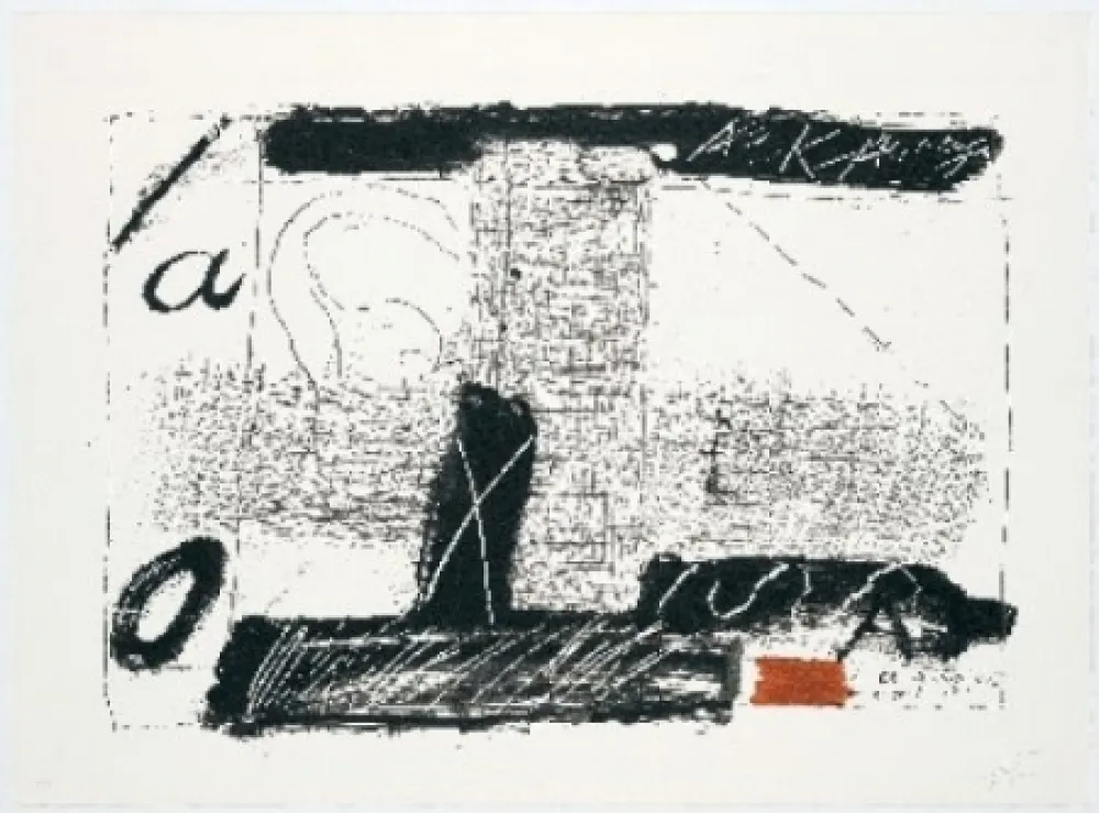 Lithograph Tàpies - Llambrec-2