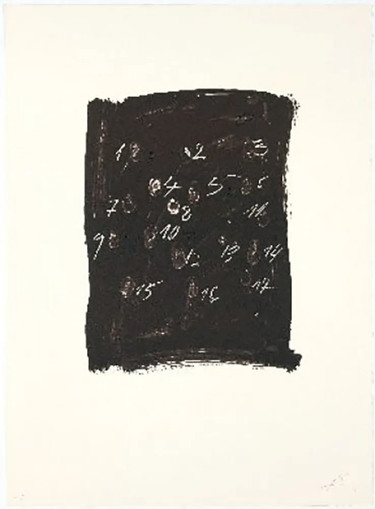 Lithograph Tàpies - Llambrec-3